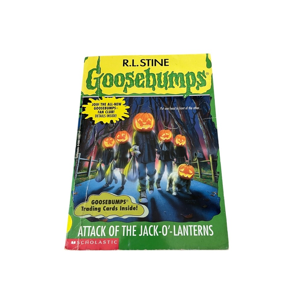 R L Stine Goosebumps Attack Of The Jack-O'-Lanterns 1996 First Edition Paperback